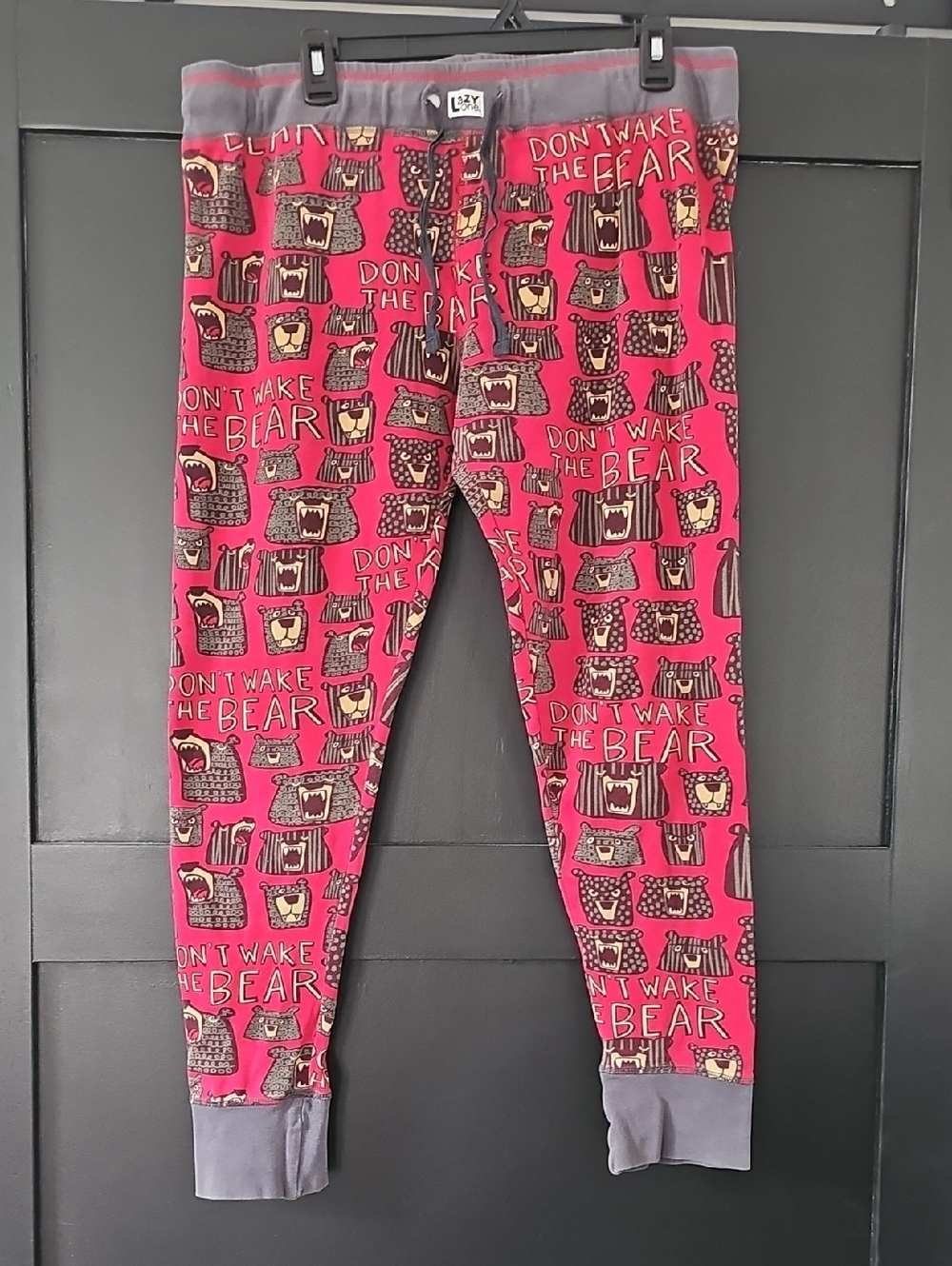 Lazy One 'Don't Wake The Bear' Bear Print Lounge Pants